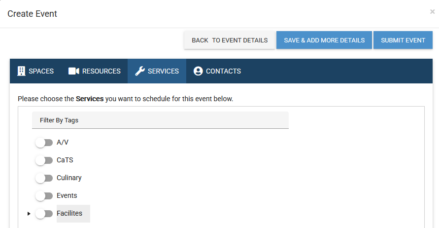 ESpace_CreateEvent_ServicesTab.png
